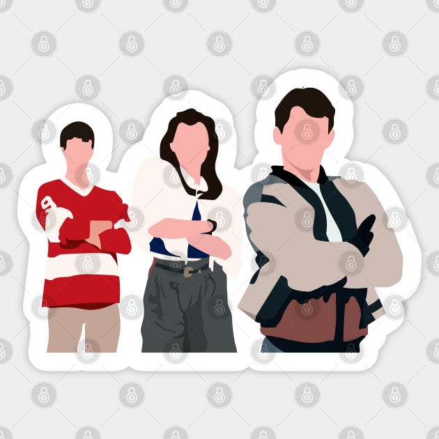 Ferris, Sloane, and Cam Sticker by ShayliKipnis